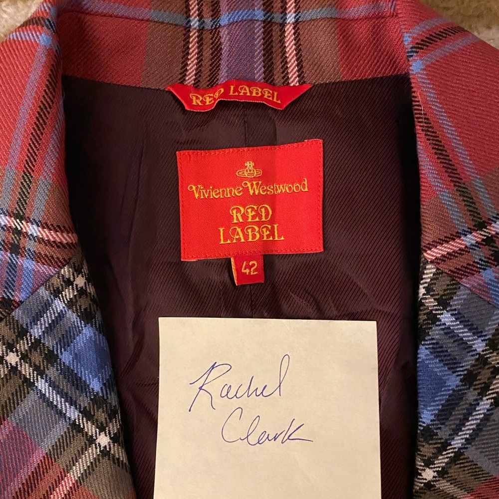 Vivienne Westwood Red Label 2009 Fall RTW tartan blazer - Picture 3 of 5